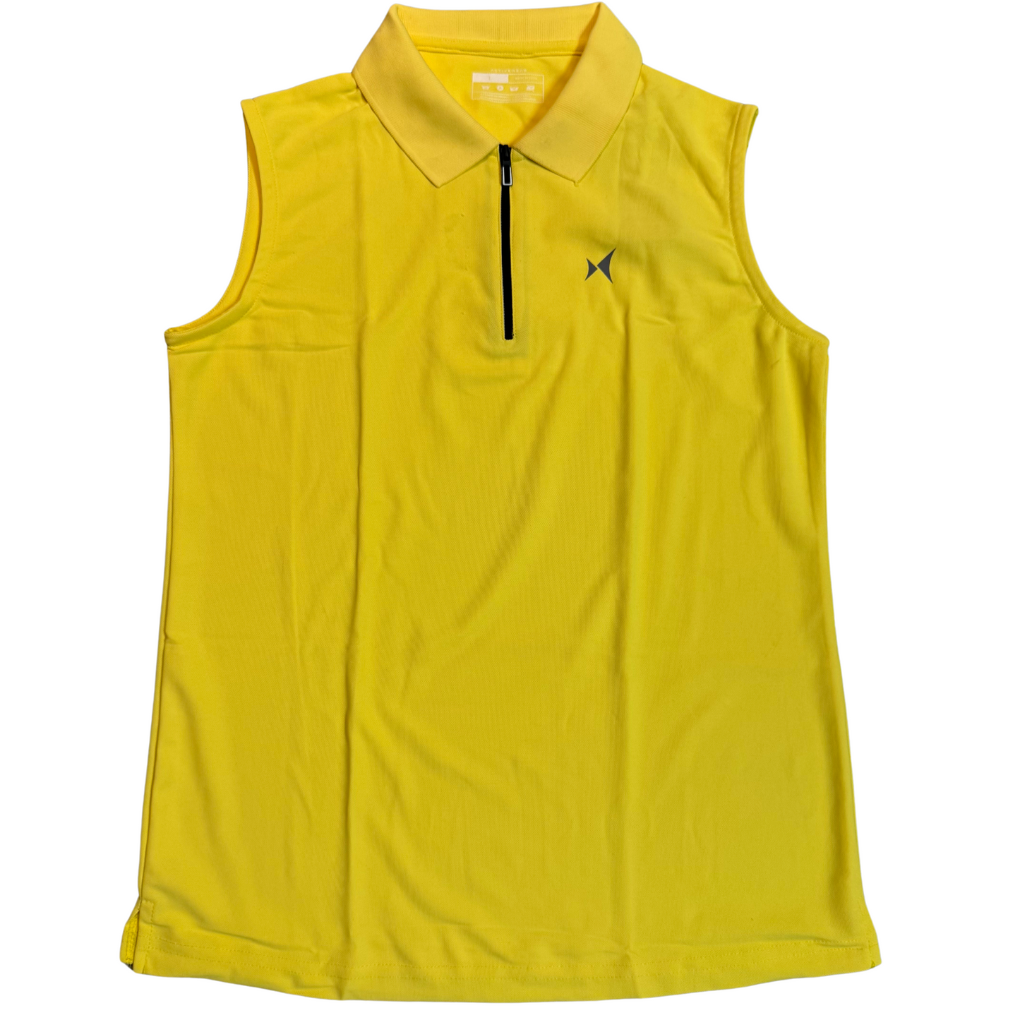 Aeroflux Sleeveless Polo T-Shirt, Women, Color: Sunshine Yellow