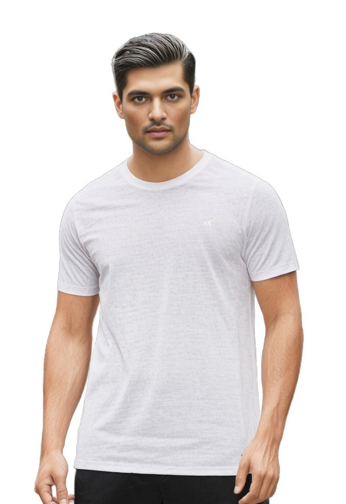 Cloudflex Ultrasoft Round Neck T-Shirt, Men, Color: Snow White