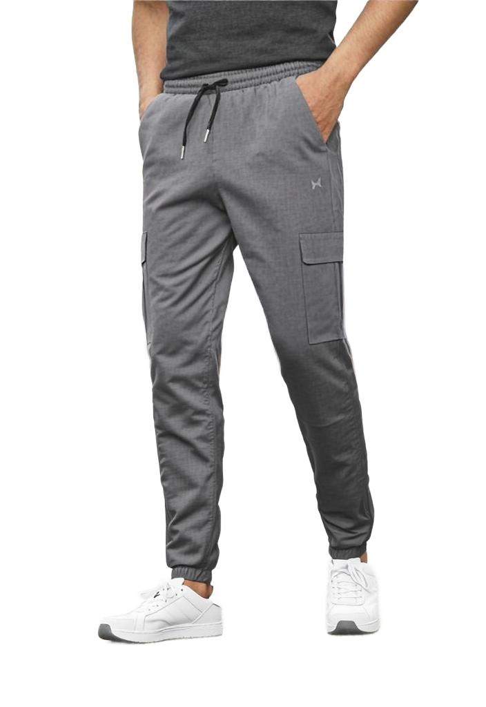 UrbanTrail Cargo Trackpants, Men, Color: Ash Grey
