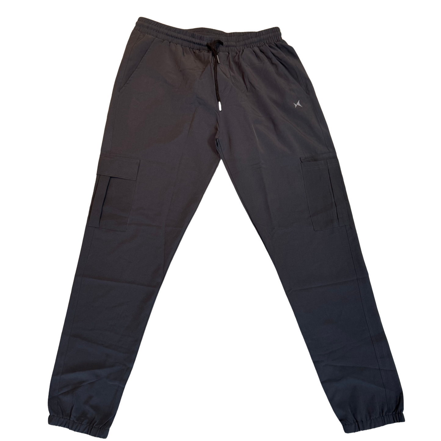 UrbanTrail Cargo Trackpants, Men, Color: Charcoal Black