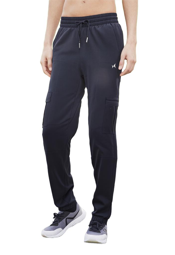 UrbanTrail Cargo Trackpants, Men, Color: Charcoal Black