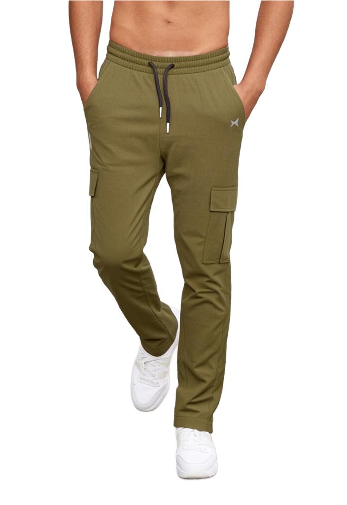 UrbanTrail Cargo Trackpants, Men, Color: Olive Green