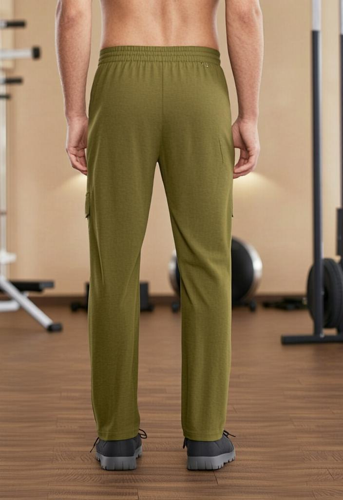 UrbanTrail Cargo Trackpants, Men, Color: Olive Green