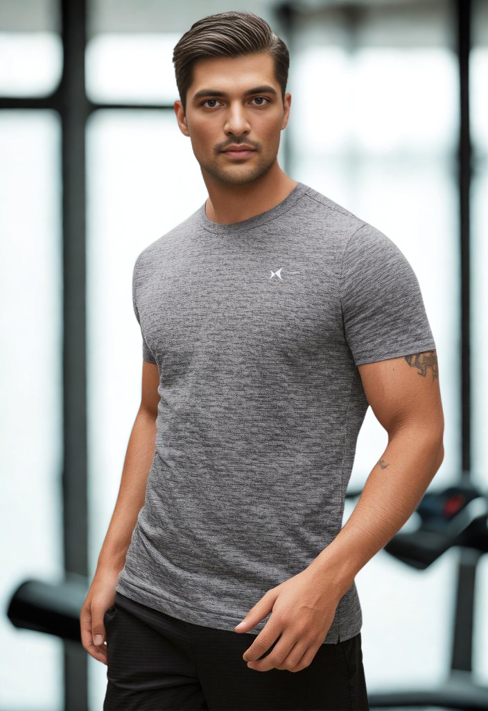 Cloudflex Ultrasoft Round Neck T-Shirt, Men, Color: Coffee Brew Melange
