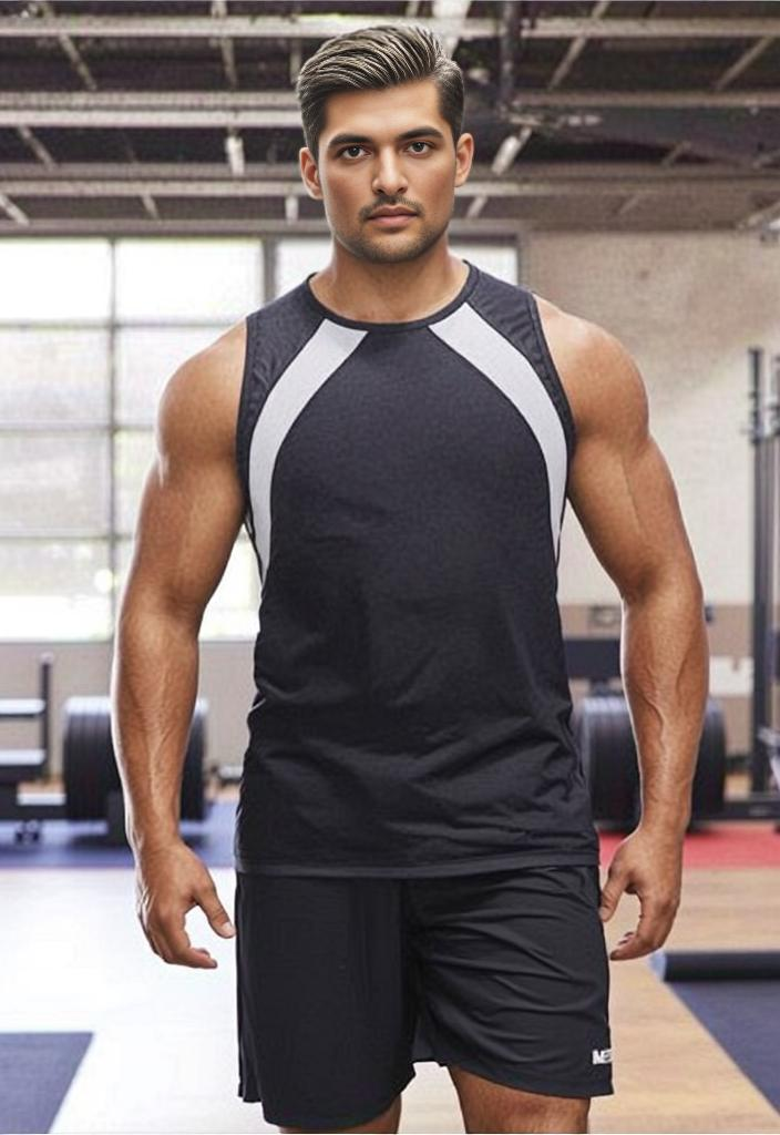 Breezeflow Tank Top, Men, Color: Jet Black