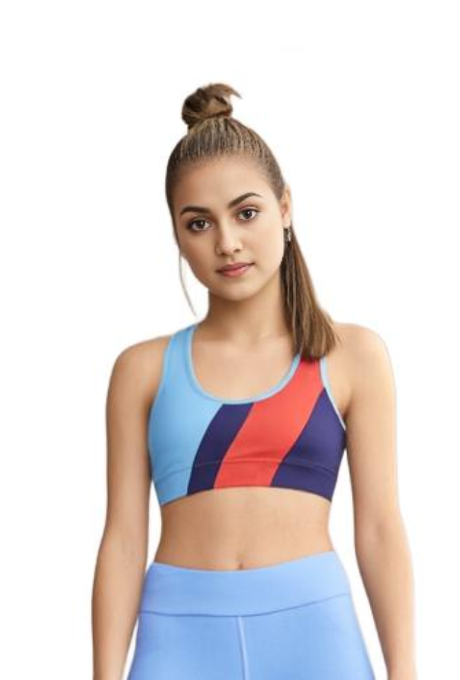 Cordset Co-ordinated Sports Bras and Leggings, Color: Ice Blaze