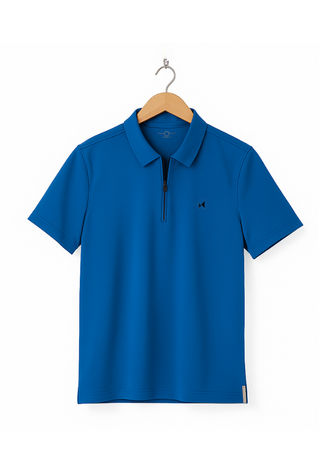 Aeroflux Polo T-Shirt, Men, Color: Harbour Blue