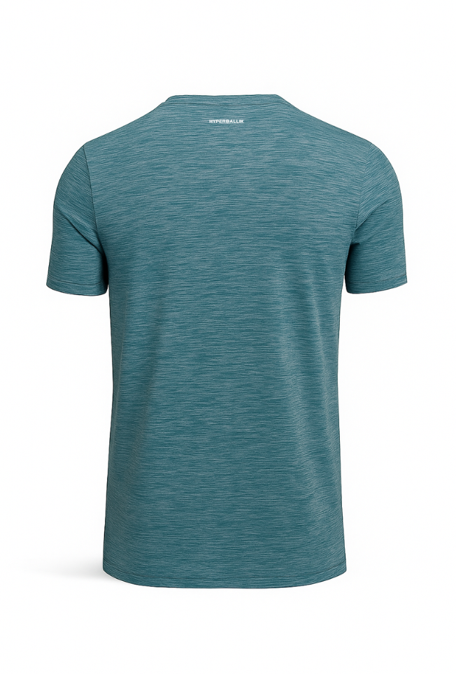 Cloudflex Ultrasoft Round Neck T-Shirt, Men, Color: Marble Blue Melange