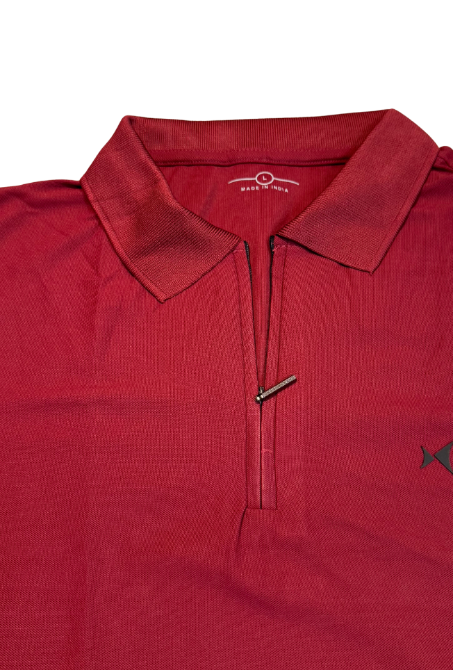 Aeroflux Polo T-Shirt, Men, Color: French Wine