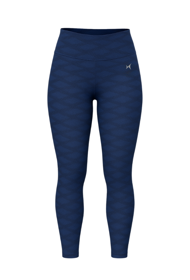 Aerosculpt Printed Tights, Color: Midnight Wave