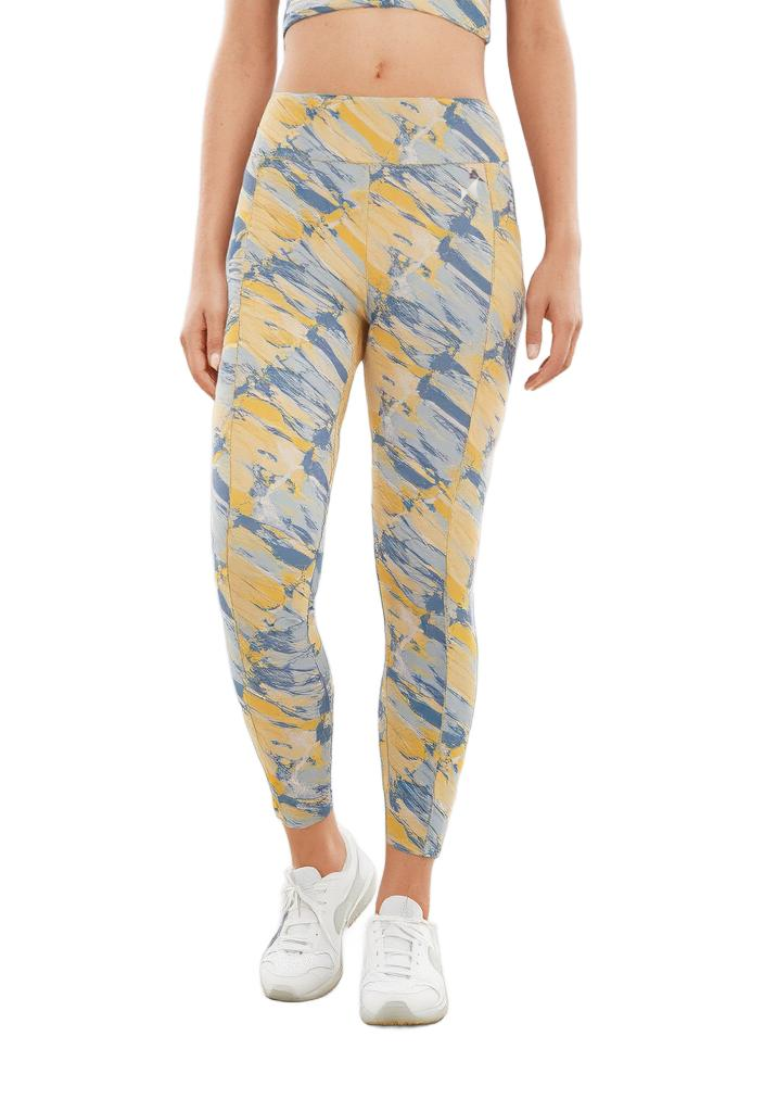 Aerosculpt Printed Tights, Color: Citric Sunset