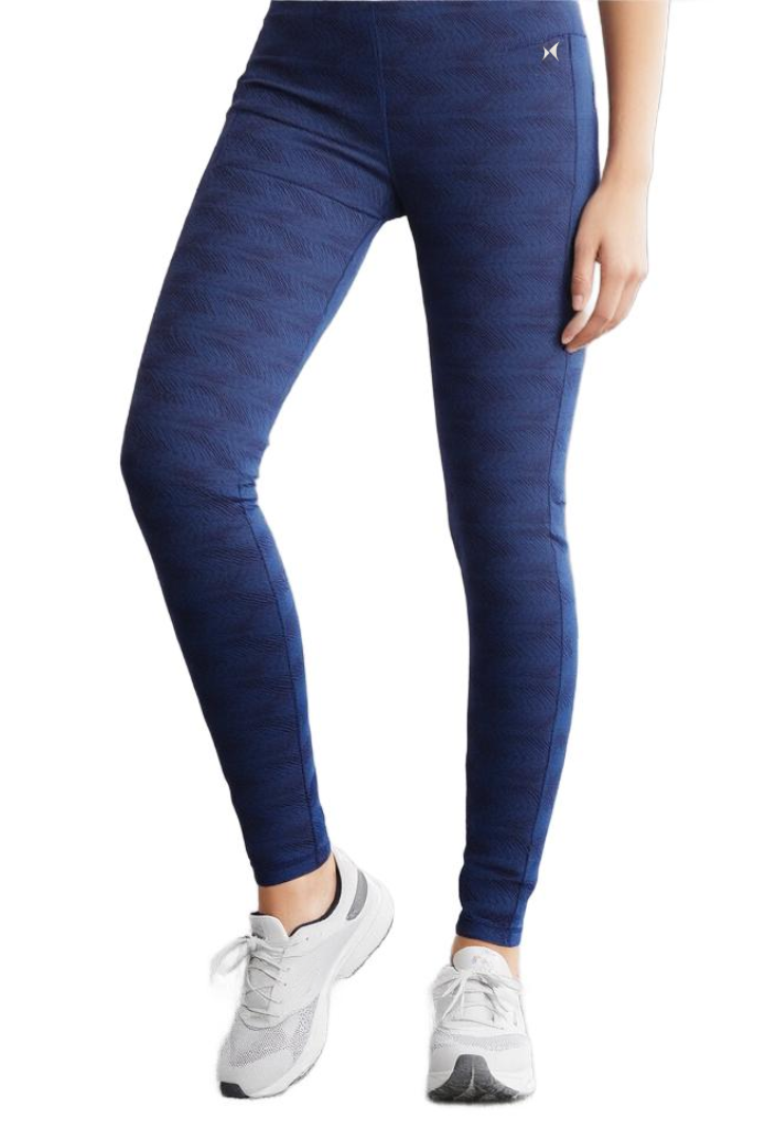 Aerosculpt Printed Tights, Color: Midnight Wave