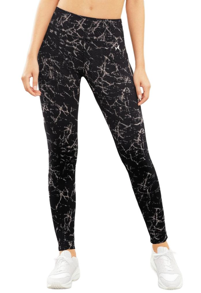 Aerosculpt Printed Tights, Color: Marble Smoke