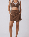 Flextra Womens Skorts - Cofee