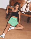 Flextra Womens Skorts - Lime