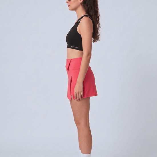 Flextra Womens Skorts - Hot Coral