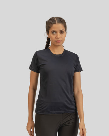 1001 AirWeave Womens Round Neck T-Shirt Blue