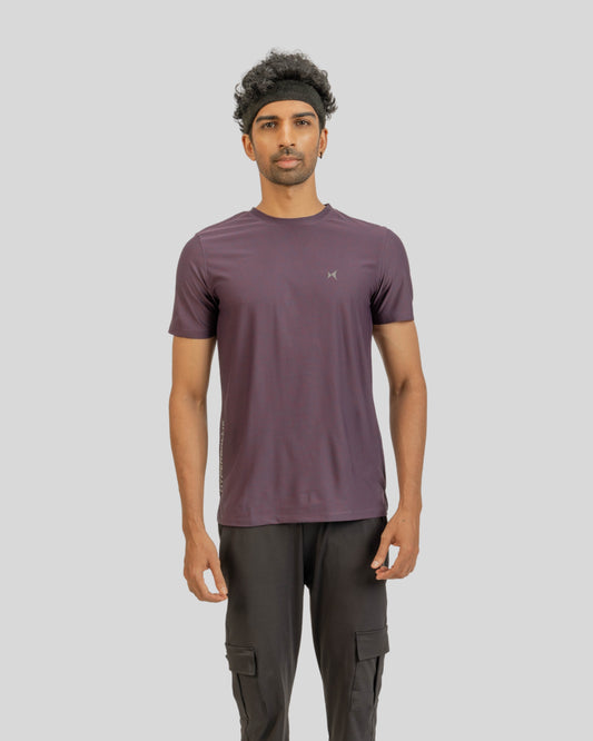 1102 CloudFlex Mens Melange T-Shirt Deep Purple