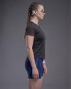 Women’s moisture-wicking round neck gym t-shirt
