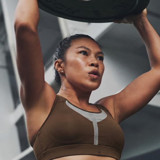 Ventra Womens Sports Bra - Coffee