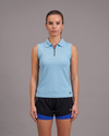 Combo Sleeveless Polo Two-layerd Shorts Blue