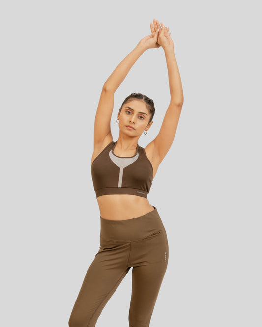 2007 Ventra Womens Sport's Bra Coffee