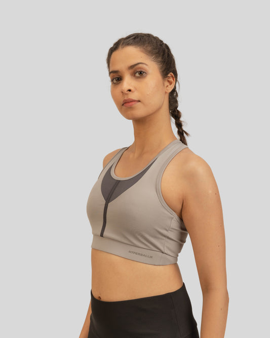 2007 Ventra Womens Sport's Bra Light Grey