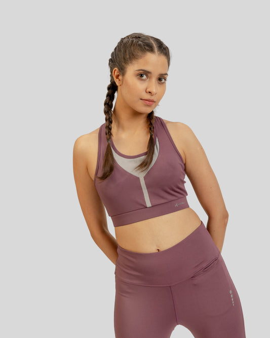 2007 Ventra Womens Sport's Bra Wine