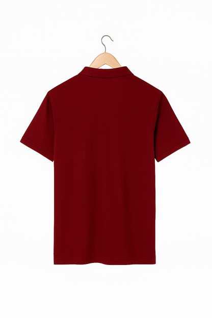 Aeroflux Polo T-Shirt, Men, Color: French Wine