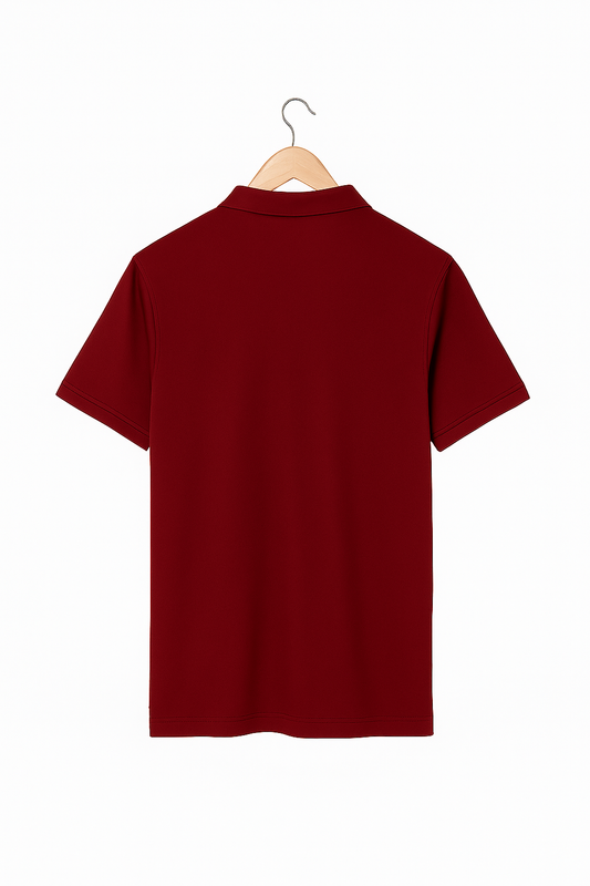 Aeroflux Polo T-Shirt, Men, Color: French Wine