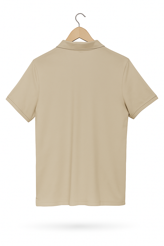 Aeroflux Polo T-Shirt, Men, Color: Earth Beige