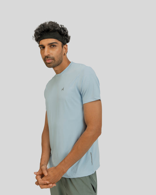 2103 Lumo Mens Round Neck Tshirt Sky Blue