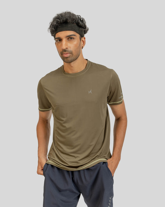 2104 Liteflex Mens Round Neck Tshirt Green