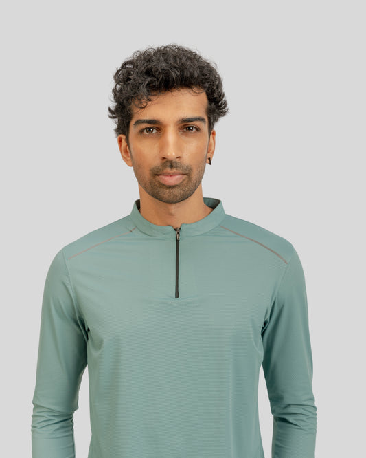 2107 LiteFit Mens Full Sleeved Light Green