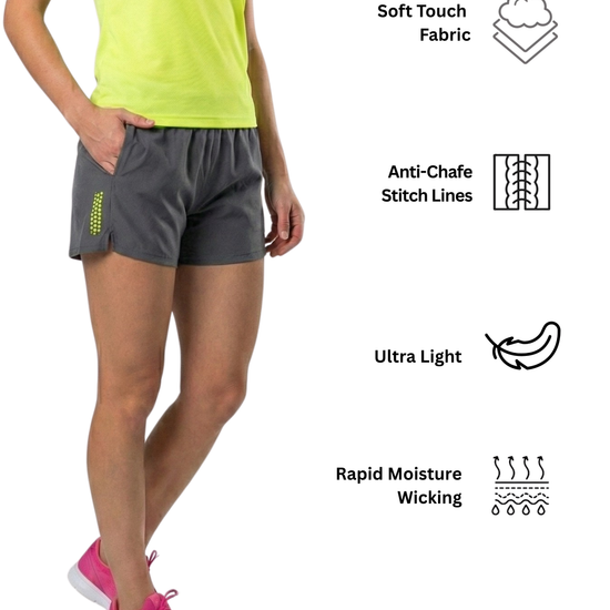 Women CoreFlex shorts front view
