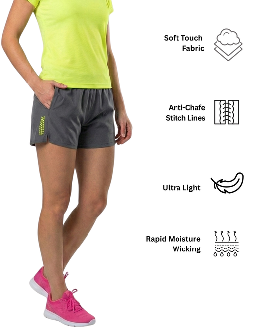 Women CoreFlex shorts front view