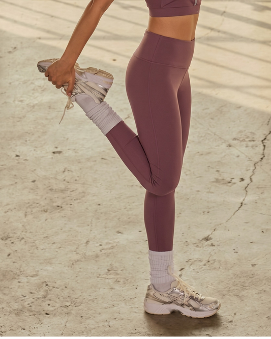 Soft stretch fabric wine women tights