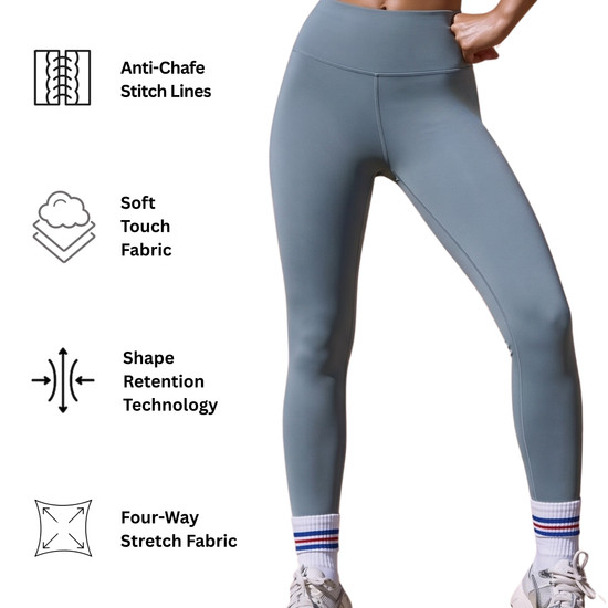Soft stretch fabric Petrol Blue women tights