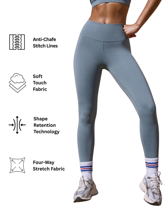 Soft stretch fabric Petrol Blue women tights