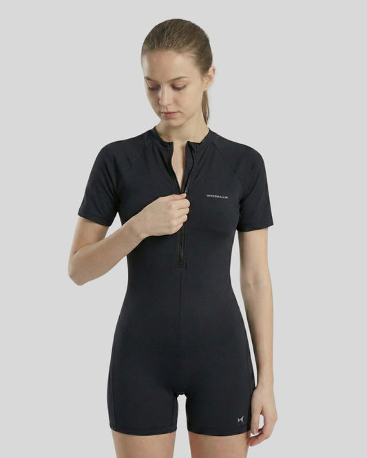 Selara Womens Half Sleeve Legsuit Swimwear
