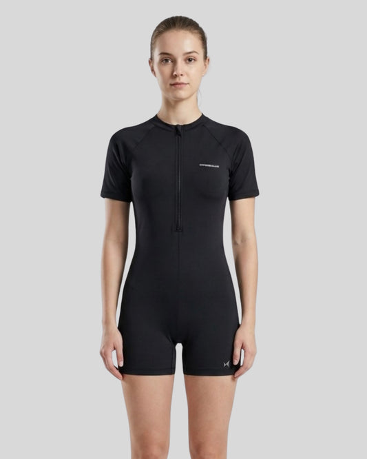 Selara Womens Half Sleeve Legsuit Swimwear