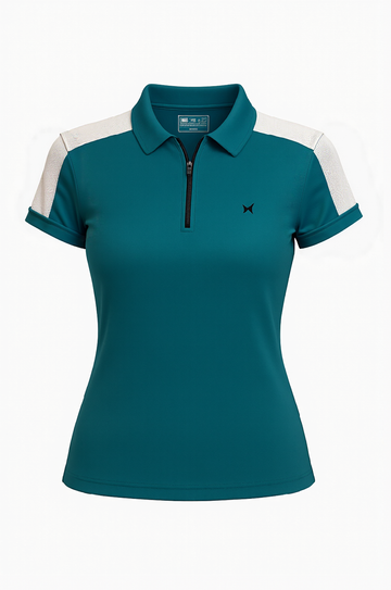 Aeroflux Polo T-Shirt, Women, Color: Mint Green
