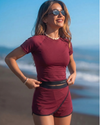 Nerissa Womens Two Piece Swimwear with Skorts