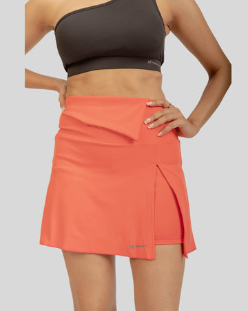 1009 Flextra Womens Skorts Hot Coral
