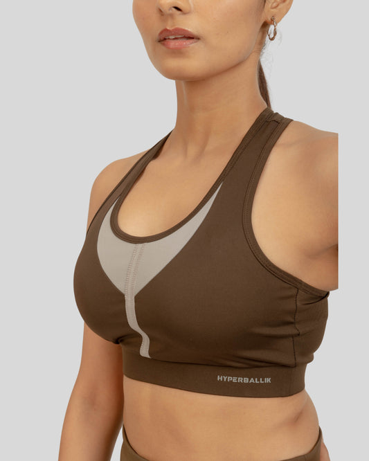 2007 Ventra Womens Sport's Bra Coffee
