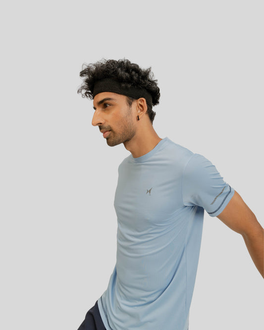 2104 Liteflex Mens Round Neck Tshirt Grey