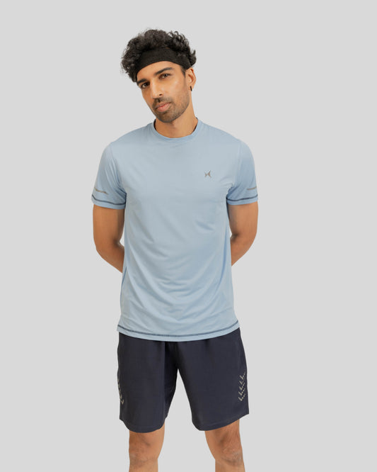 2104 Liteflex Mens Round Neck Tshirt Grey