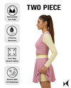 Marise Womens Two Piece Skort Swimsuit