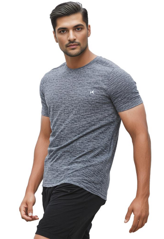 Cloudflex Ultrasoft Round Neck T-Shirt, Men, Color: Coffee Brew Melange