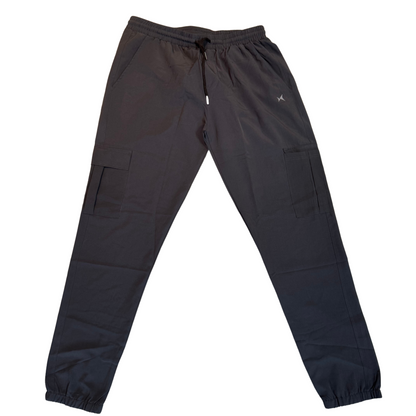 UrbanTrail Cargo Trackpants, Men, Color: Charcoal Black